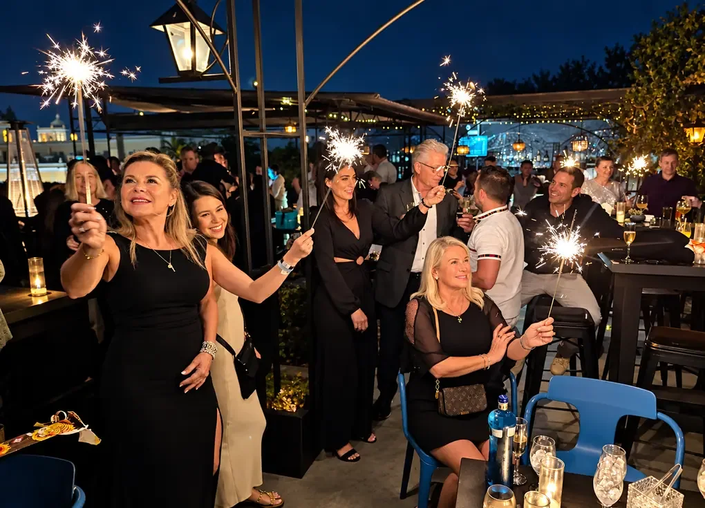 Terrace VIP Party — Photo from the original AQUA New Year’s Eve event