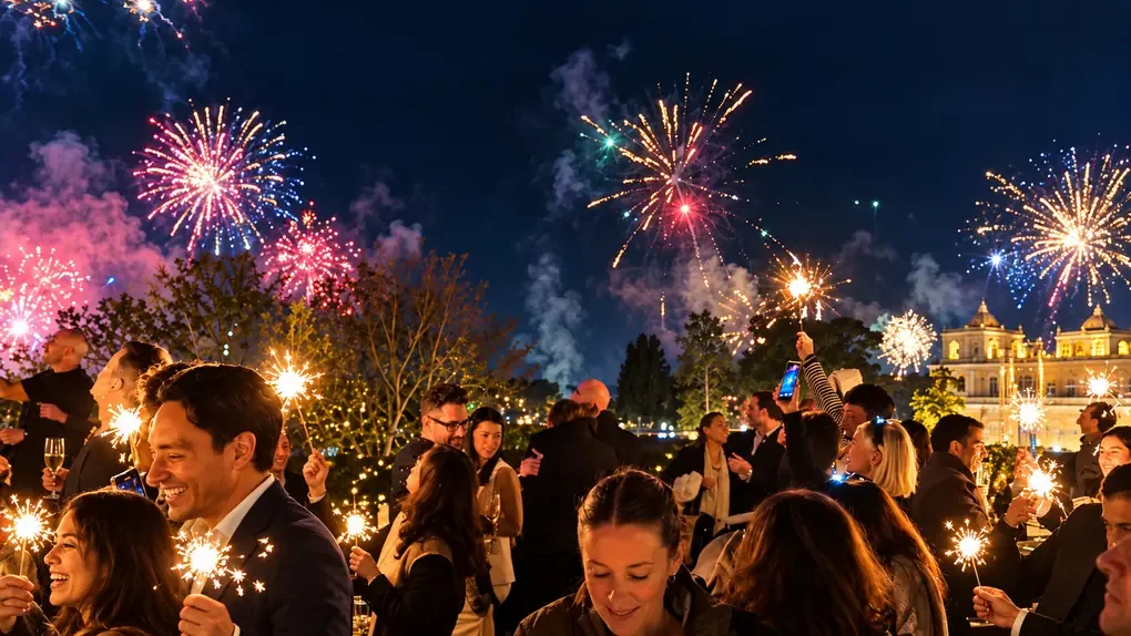 Terrace VIP & Dinner — Photo from the original AQUA New Year’s Eve event